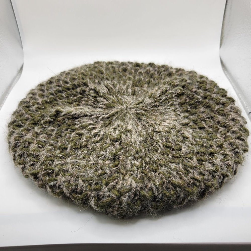 Cintelli e Galluzzo Slouchy Beret Made in Italy Alpaca/Wool Blend